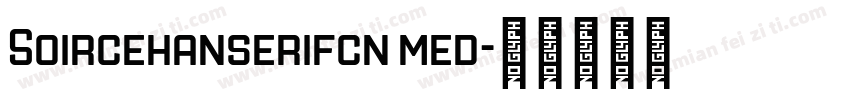 Soircehanserifcn med字体转换